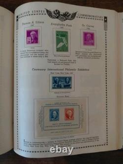 HUGE Vintage All American Stamp Album Collection Near Complete US