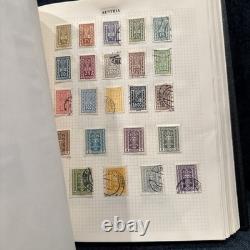 HUGE Vintage Stanley Gibbons Devon Album 1,494 Stamps, 37 Countries 1940s-70s
