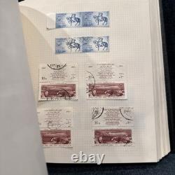 HUGE Vintage Stanley Gibbons Devon Album 1,494 Stamps, 37 Countries 1940s-70s