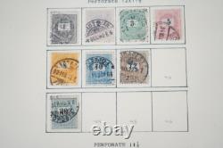 HUNGARY 1870s-1940s COLLECTION OF 550+ STAMPS MINT & USED IN A CARDINAL ALBUM