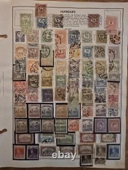 HUNGARY Old Stamp Collection Mint and Used hinged on Album pages