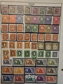HUNGARY Old Stamp Collection Mint and Used hinged on Album pages