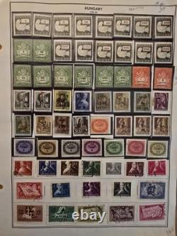 HUNGARY Old Stamp Collection Mint and Used hinged on Album pages