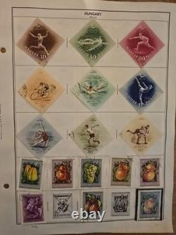 HUNGARY Old Stamp Collection Mint and Used hinged on Album pages
