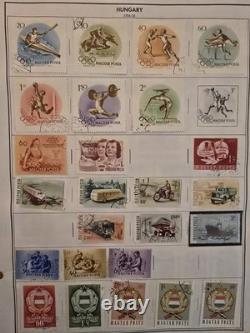 HUNGARY Old Stamp Collection Mint and Used hinged on Album pages