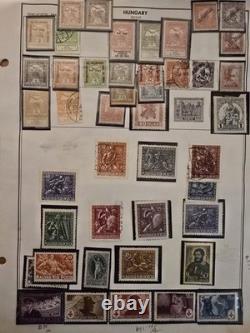 HUNGARY Old Stamp Collection Mint and Used hinged on Album pages