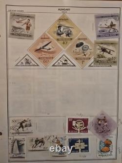 HUNGARY Old Stamp Collection Mint and Used hinged on Album pages