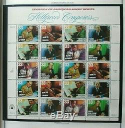 Harris Ambassador US stamp album collection 1999-2001 mint NH $480 face value