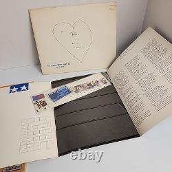 Harris Pioneer World Wide Postage Stamp Album 1977 180+ Stamps Collection & USA