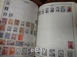 Harris Standard 2 Volume 1 mans Stamp Album Collection to 1970's withglassines etc