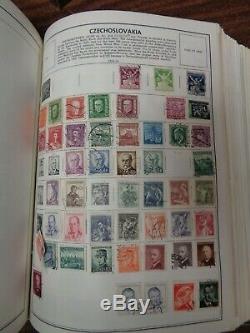 Harris Standard 2 Volume 1 mans Stamp Album Collection to 1970's withglassines etc