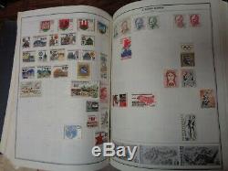 Harris Standard 2 Volume 1 mans Stamp Album Collection to 1970's withglassines etc