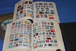 Harris Standard 2 volume World Postage Stamp Album Collection 5000+ stamps read