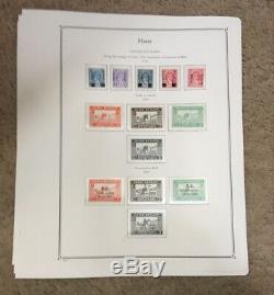Hatay Complete Mint Collection On Palo Hingeless Color Album Pages SCV$ 302