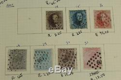 High CV Belgium Stamp Collection Lot in Gibbons Album Early Mint BOB+ 1850-1970