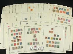 High CV Chile Stamp Collection on Clean Scott Album Pages Packed Early withColon+