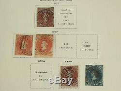 High CV Chile Stamp Collection on Clean Scott Album Pages Packed Early withColon+