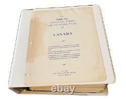 Huge 1860's 1970's Canada 2500+ Stamp Collection in White Ace Hingeless Album