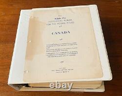 Huge 1860's 1970's Canada 2500+ Stamp Collection in White Ace Hingeless Album