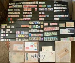 Huge China Stamps, Cover, & Post Card Collection! 2 Albums Shanghai Hong Kong +