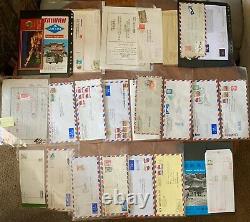 Huge China Stamps, Cover, & Post Card Collection! 2 Albums Shanghai Hong Kong +