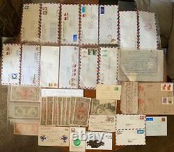 Huge China Stamps, Cover, & Post Card Collection! 2 Albums Shanghai Hong Kong +