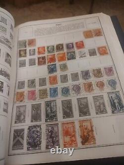 Huge H E Harris Worldwide Stamp Collection In Generously Filled Album. Quality+