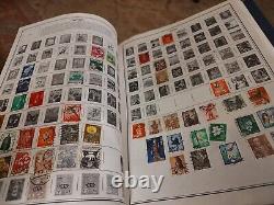 Huge H E Harris Worldwide Stamp Collection In Generously Filled Album. Quality+