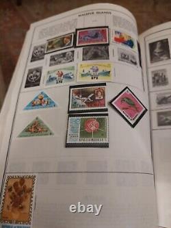 Huge H E Harris Worldwide Stamp Collection In Generously Filled Album. Quality+