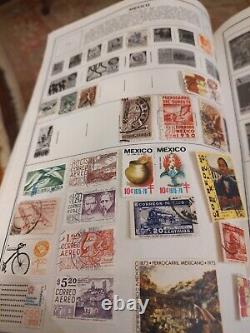 Huge H E Harris Worldwide Stamp Collection In Generously Filled Album. Quality+