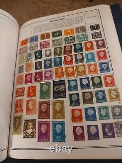 Huge H E Harris Worldwide Stamp Collection In Generously Filled Album. Quality+