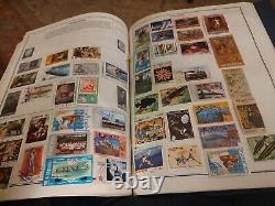 Huge H E Harris Worldwide Stamp Collection In Generously Filled Album. Quality+