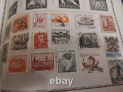 Huge H E Harris Worldwide Stamp Collection In Generously Filled Album. Quality+