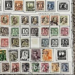 Huge Lot Of Iraq Stamps On Album Page, Overprints, Mint, Used Amazing Collection