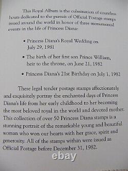 Huge Lot of International Collectors Society Princess Diana Albums, stamps +COAs