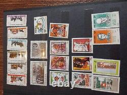 Huge Polish stamp collection in book. Great collection 535 stamps 1940's and up