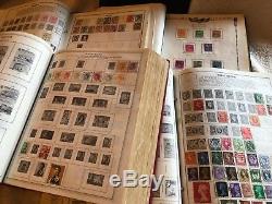 Huge Stamp Collection 32 Lbs Of Stamps USA & World In Albums & Cigar Boxes