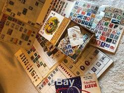 Huge Stamp Collection 32 Lbs Of Stamps USA & World In Albums & Cigar Boxes
