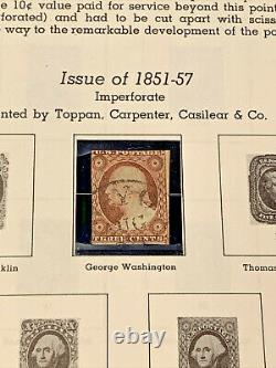 Huge Stamp Collection In Minkus Album All American Album 1851-1980