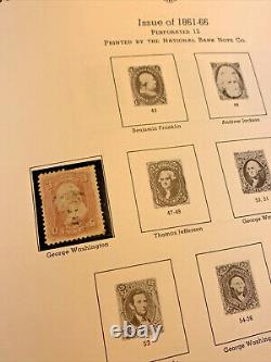 Huge Stamp Collection In Minkus Album All American Album 1851-1980