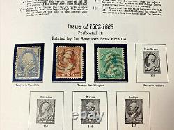 Huge Stamp Collection In Minkus Album All American Album 1851-1980