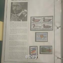 Huge United States stamp collection 1978 to 1997 in perfect mystic album. HCV++