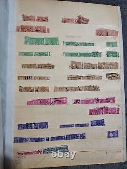 Huge Vintage Stamp Album US Stamps Labeled Used Thousands