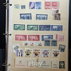 Huge Worldwide Mint Stamps Stock Pages Binder Album Booklets, Blocks, Short Sets