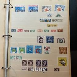 Huge Worldwide Mint Stamps Stock Pages Binder Album Booklets, Blocks, Short Sets