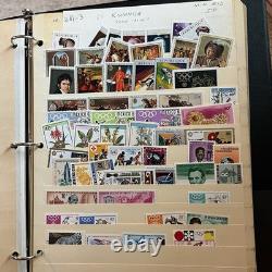 Huge Worldwide Mint Stamps Stock Pages Binder Album Booklets, Blocks, Short Sets