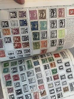 Huge estate collection of antique world stamps. Thousands of stamps with albums