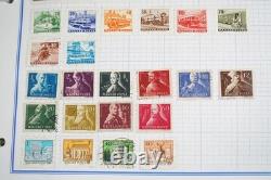 Hungary Collection Of 3,000+ Stamps Mint & Used Stored In Blue Album