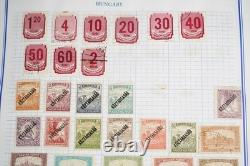 Hungary Collection Of 3,000+ Stamps Mint & Used Stored In Blue Album