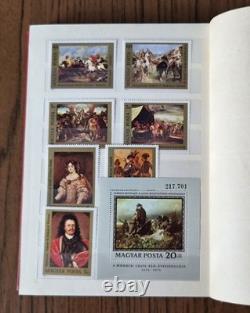 Hungary MNH Stamp Collection Album Art Paintings Souvenir Sheets Mint